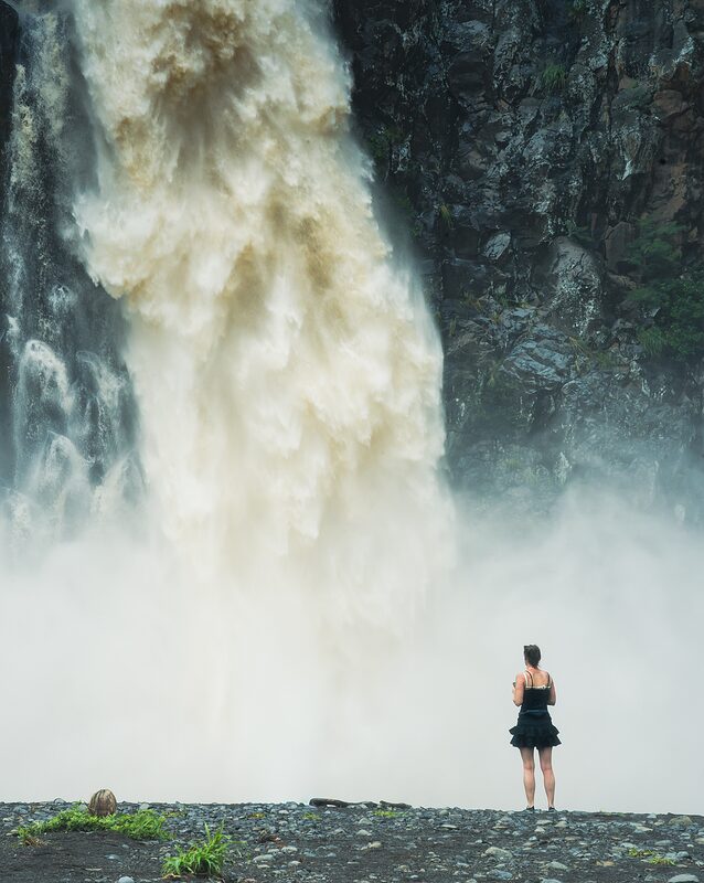 La cascade Niagara, dans l'est de l'île de la de la Réunion après de fortes pluies, 2025