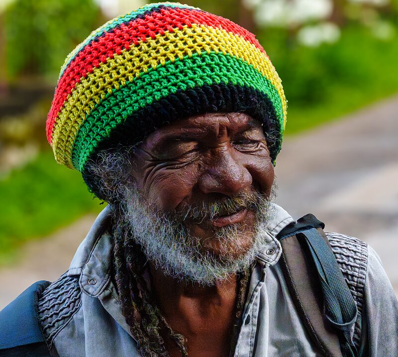 Visage sympathique et habitué d'Hell-Bourg, Réunion 2025.